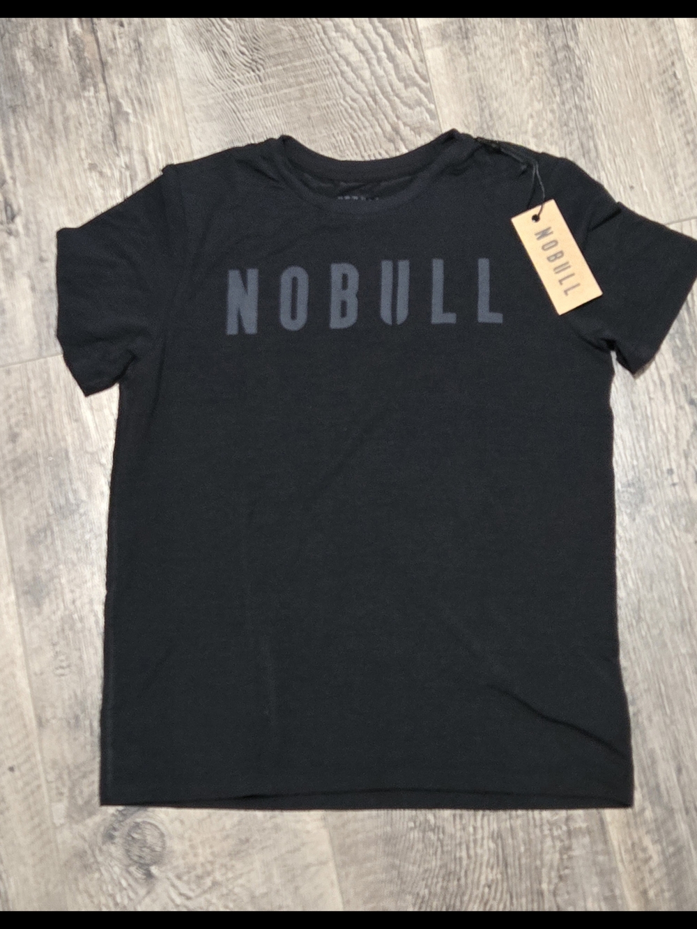 NOBULL Kids Black Logo Tee